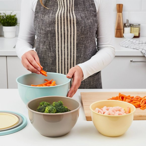 IKEA GARNITYREN Bowl with lid, set of 5